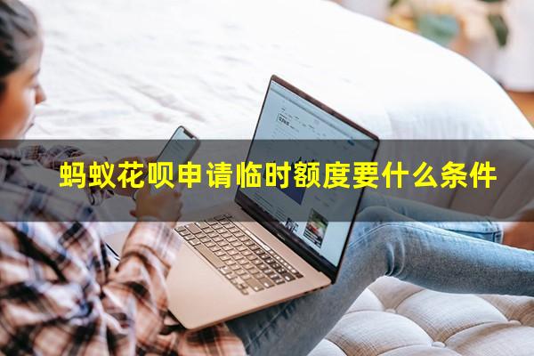 蚂蚁花呗申请临时额度要什么条件