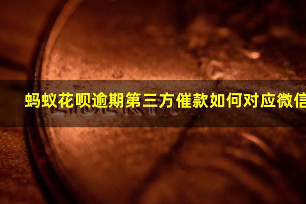 蚂蚁花呗逾期第三方催款如何对应 蚂蚁花呗逾期第三方催款如何对应微信