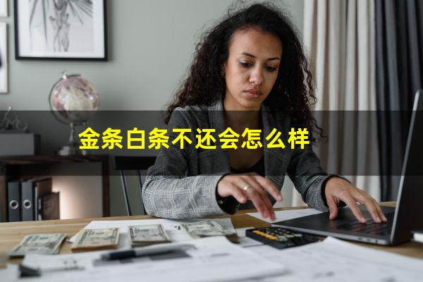 金条白条不还会怎么样